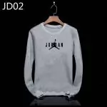 air jordan pulls manche longue col rond jordan small gray jd02